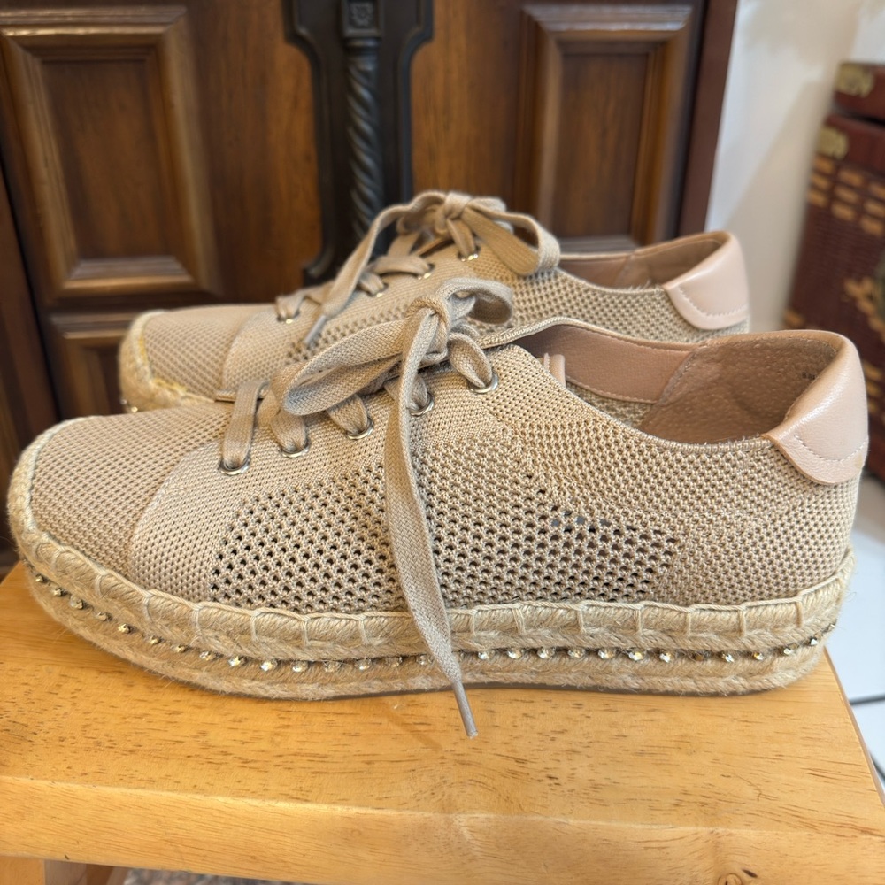 Chelsea & Violet Beige‎ Espadrille Sneakers